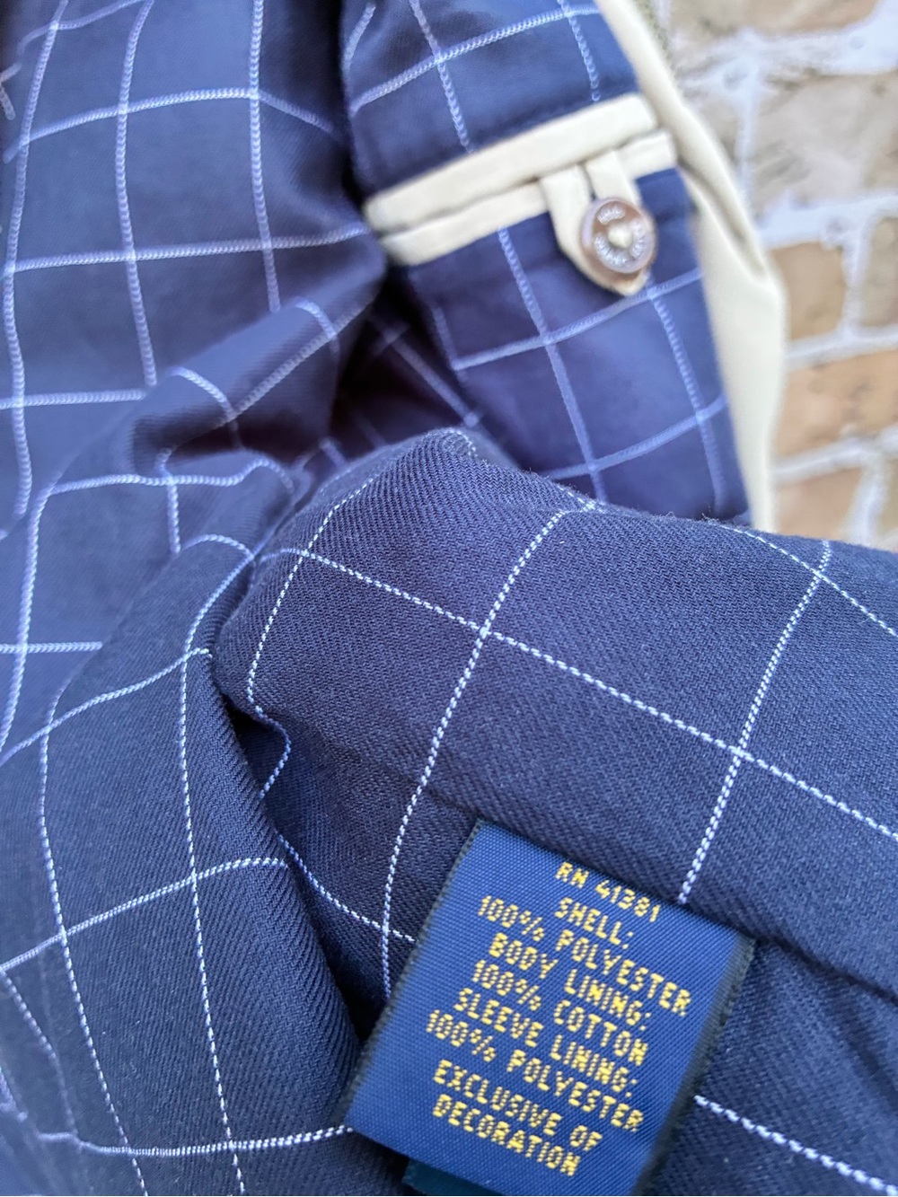 Polo by Ralph Lauren L Light Tan Zip-Front Harrington Jacket - Picture 8 of 11